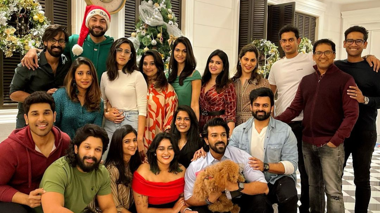 Ram Charan celebrates Christmas with his 'mega cousins' 