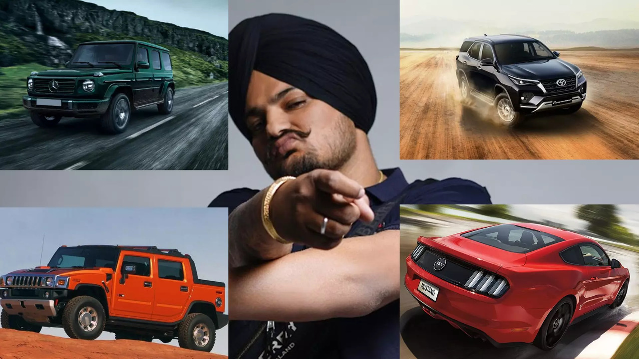 Sidhu Moose Wala and his car collection