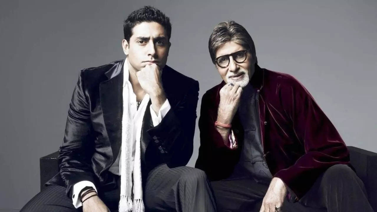 Amitabh Bachchan and Abhishek Bachchan