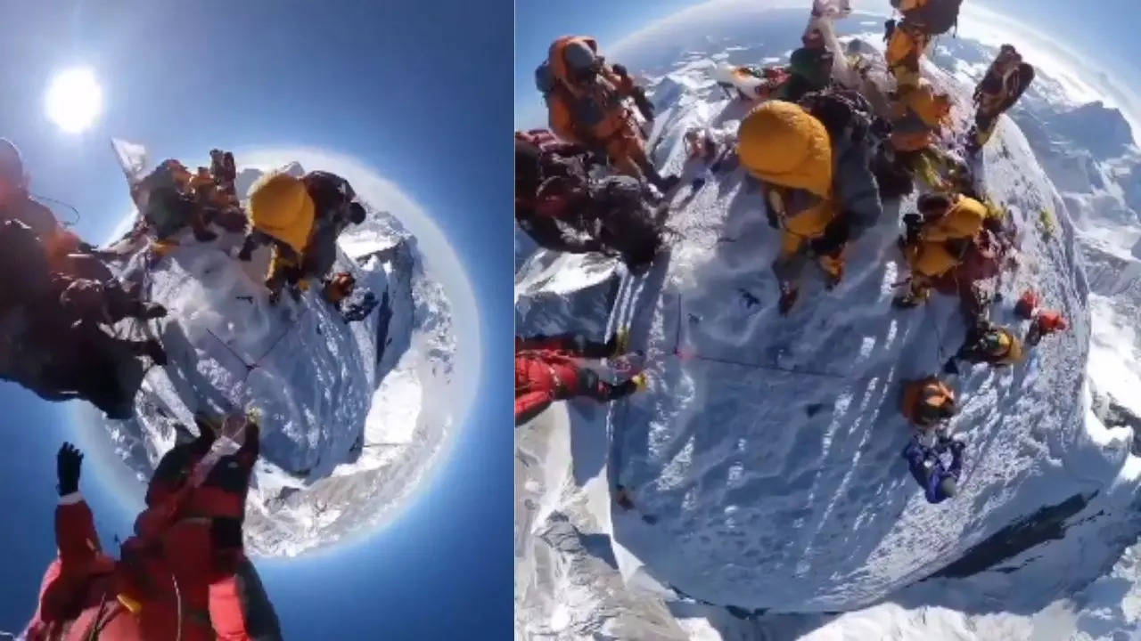 Mount Everest's 360 Degree View From Peak Stuns Internet 