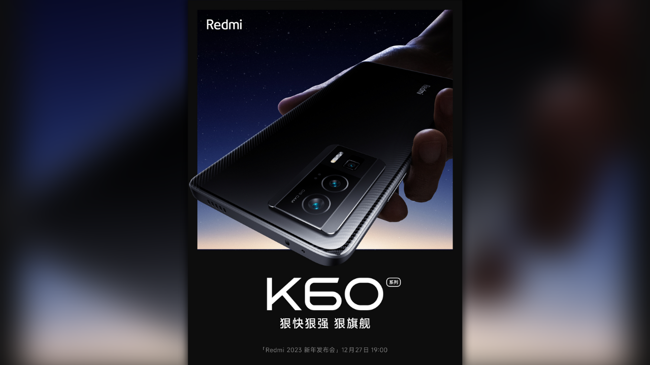 Redmi K60 series launch poster (Image source: Redmi/ Weibo)