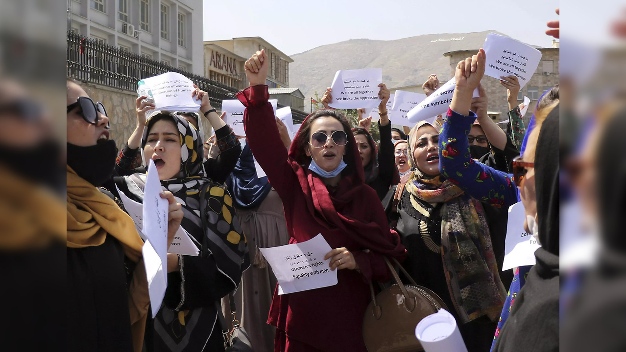 Taliban University Ban: Afghan Women, students stage protest against ...