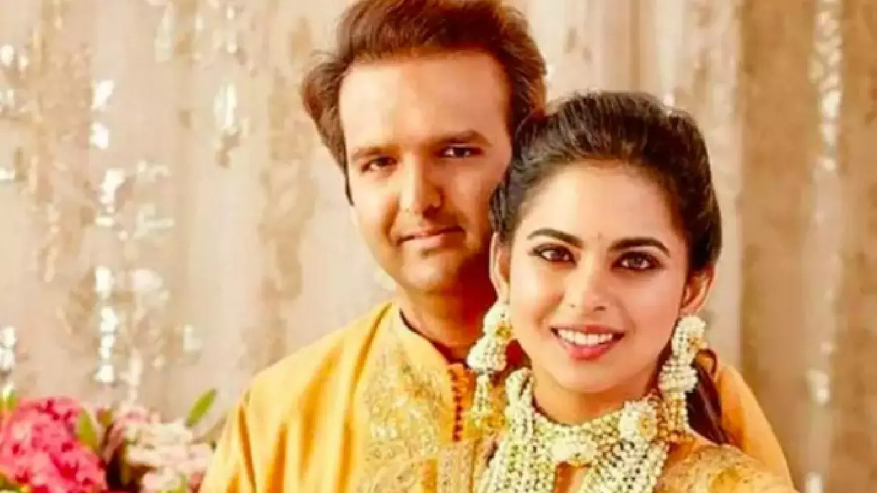 Isha Ambani with Anand Piramal