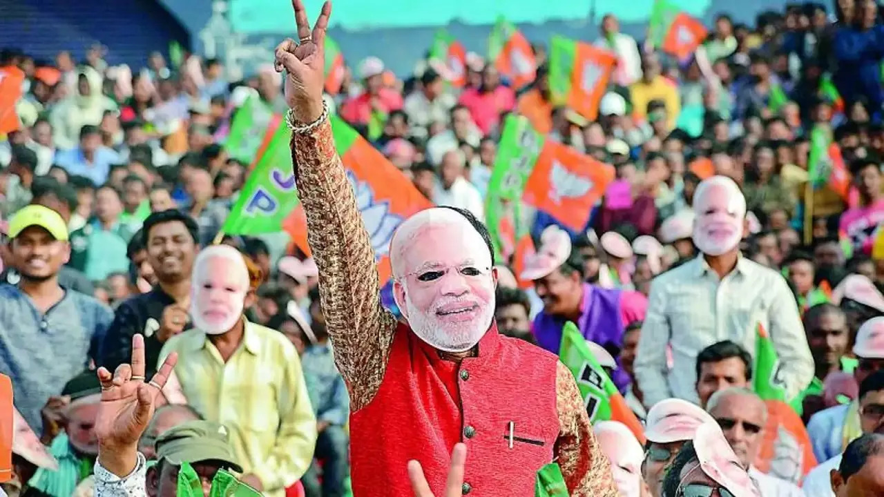 narendra modi masks pti