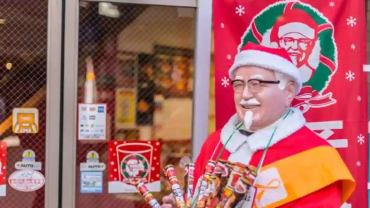 KFC is a big deal in Japan during CHristmas