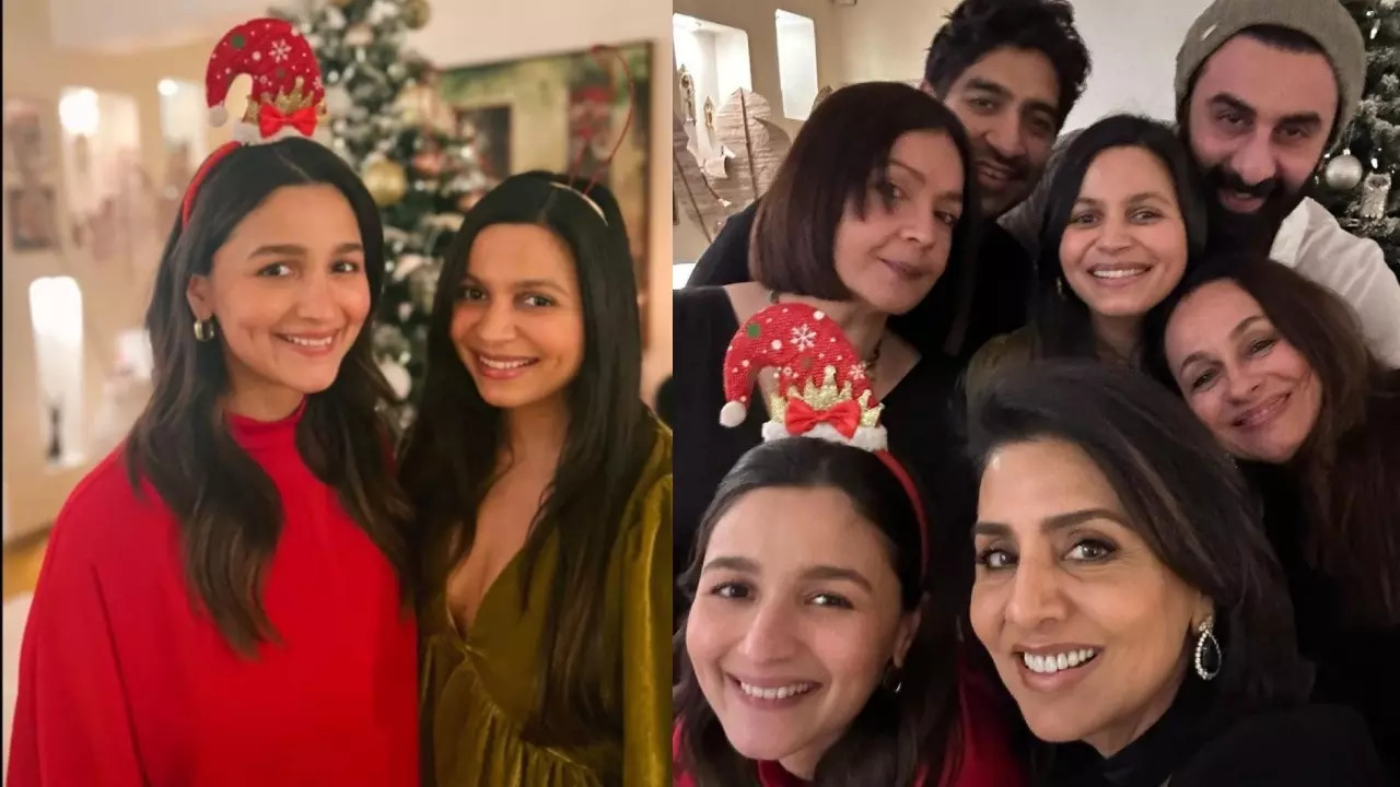 Alia Bhatt celebrates Christmas with family and close friend