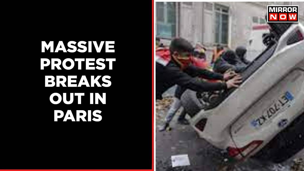 Clashes Erupt Between Police And Protesters In Paris After A Gunman