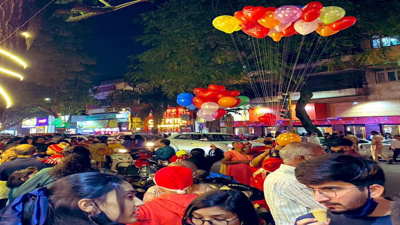 Pune MG Road Christmas