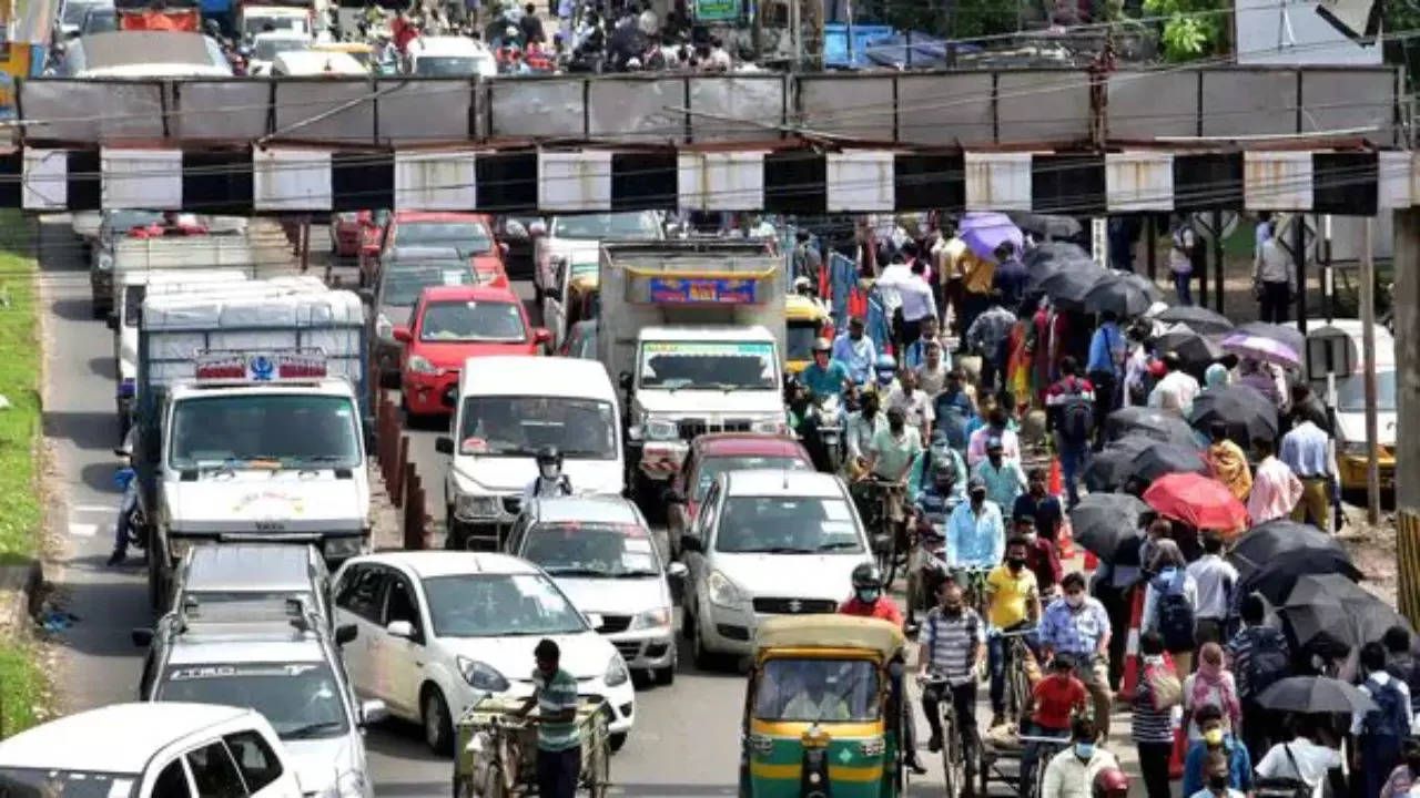 Kolkata Christmas Traffic