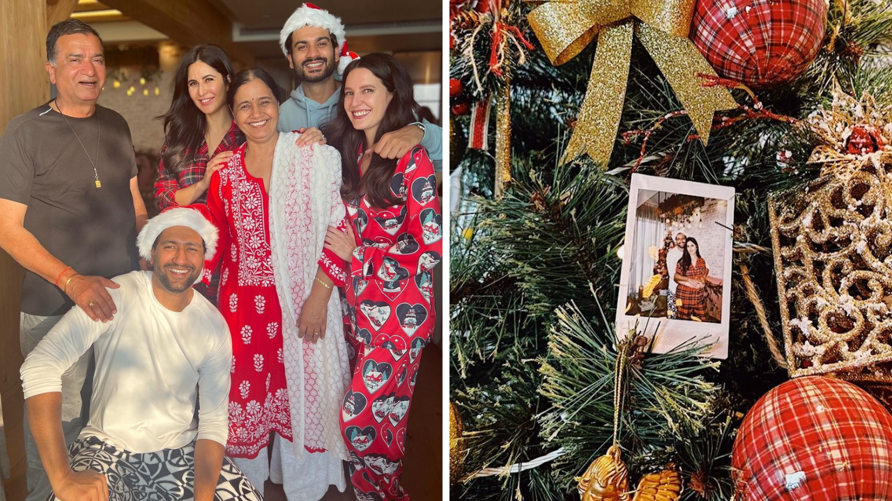 Vicky Kaushal, Katrina Kaif snuggle up in cozy pajamas with family