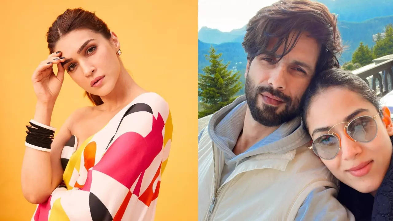 Kriti Sanon changes caption after calling Shahid Kapoor 'BAE'. Netizens joke 'Mira Kapoor probably called'