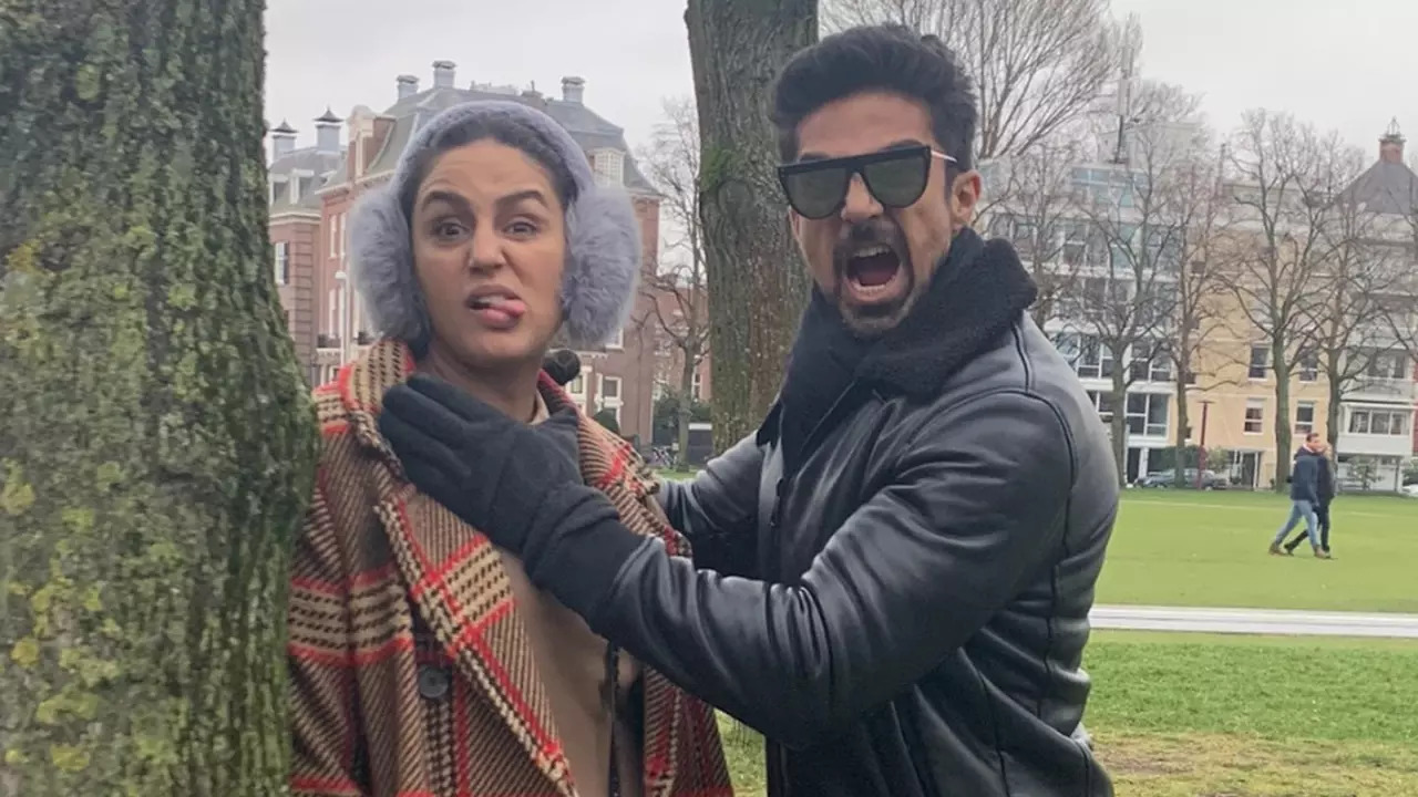 Huma Qureshi and Saqib Saleem