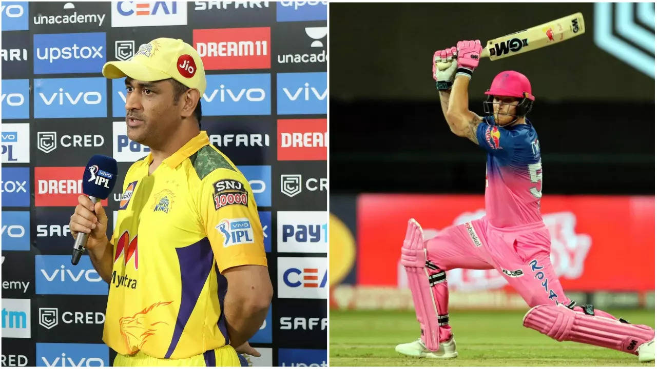 MS Dhoni Ben Stokes CSK