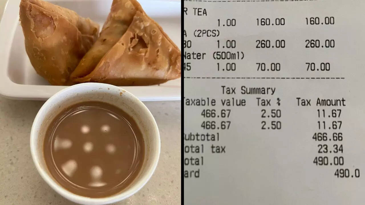 A journalist was brutally trolled for taking a dig at the BJP government's 'Achche Din' slogan in Twitter post about high food prices at the Mumbai airport | Picture tweeted by @farah17khan