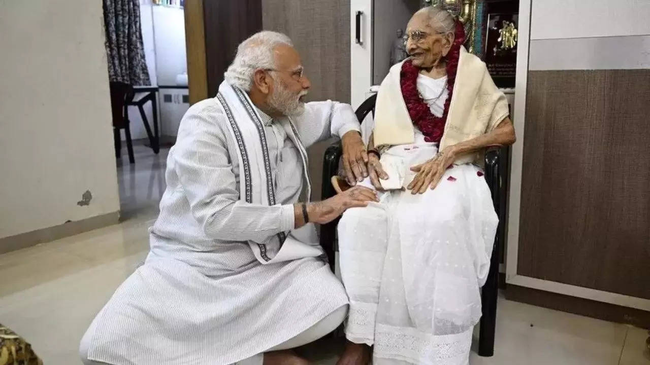 PM Modi's mother Heeraben Patel died at the age of 100 | Picture courtesy of ANI