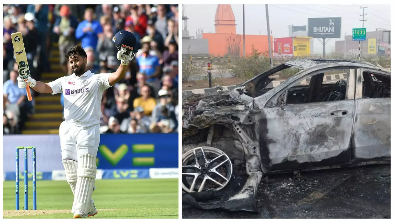 Rishabh Pant car AP ANI