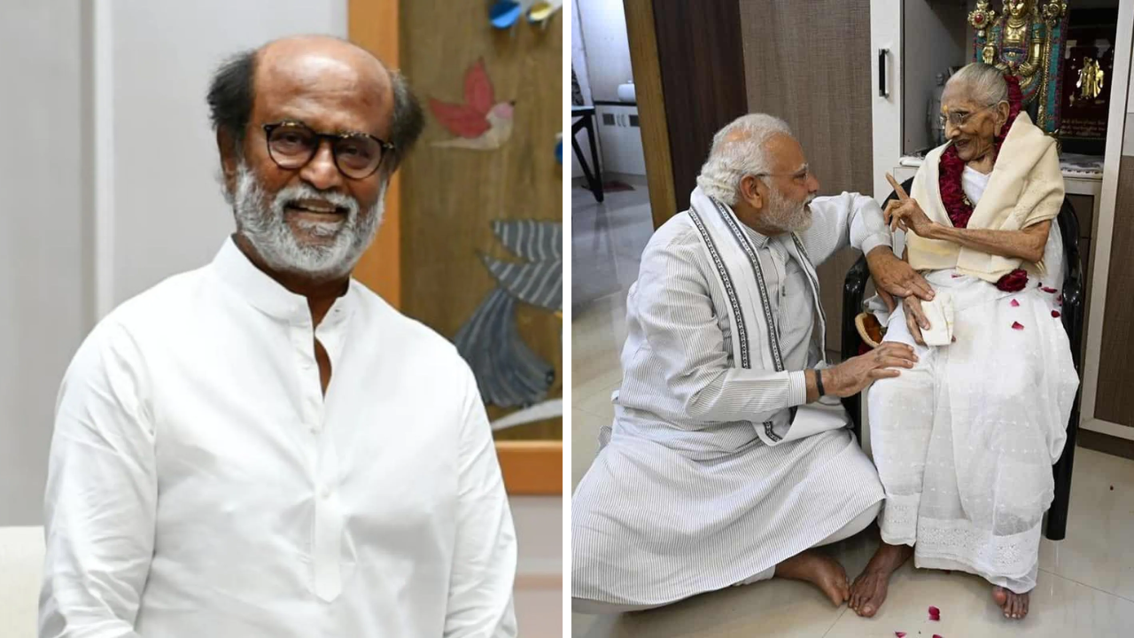 Rajinikanth mourns PM Narendra Modi's mother's death