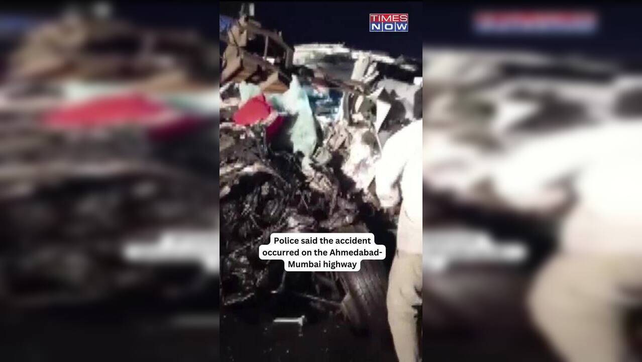 Bus Collides With Suv After Driver Suffers Heart Attack In Gujarat 9 Dead Several Injured Bus Collides With Suv After Driver Suffers Heart Attack In Gujarat 9 Dead Several Injured