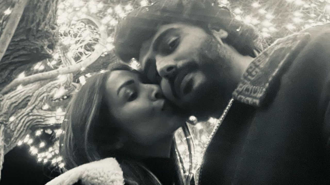 Malaika Arora and Arjun Kapoor ring in the New Year