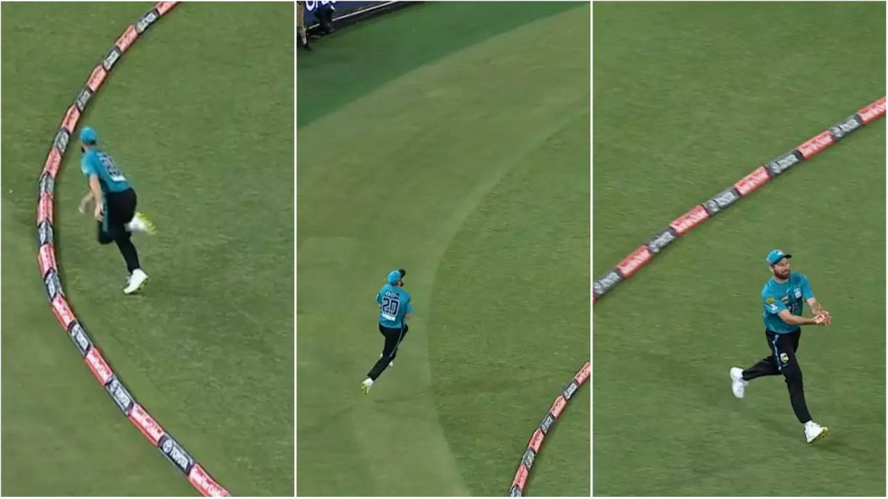 Bizarre! Fielder Catches Ball Outside Boundary Line, Umpire Declares ...