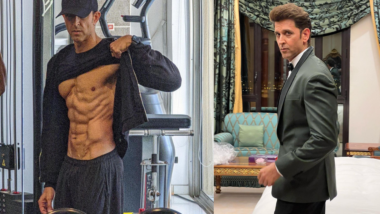 Hrithik Roshan Looks Fighter Ready With Eight Pack Abs In First Pic Of 2023 3858