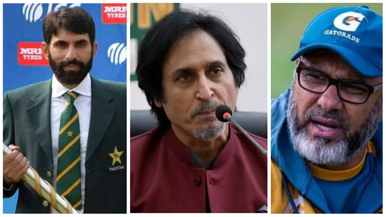 Ramiz Raja Misbah waqar PTI IANS