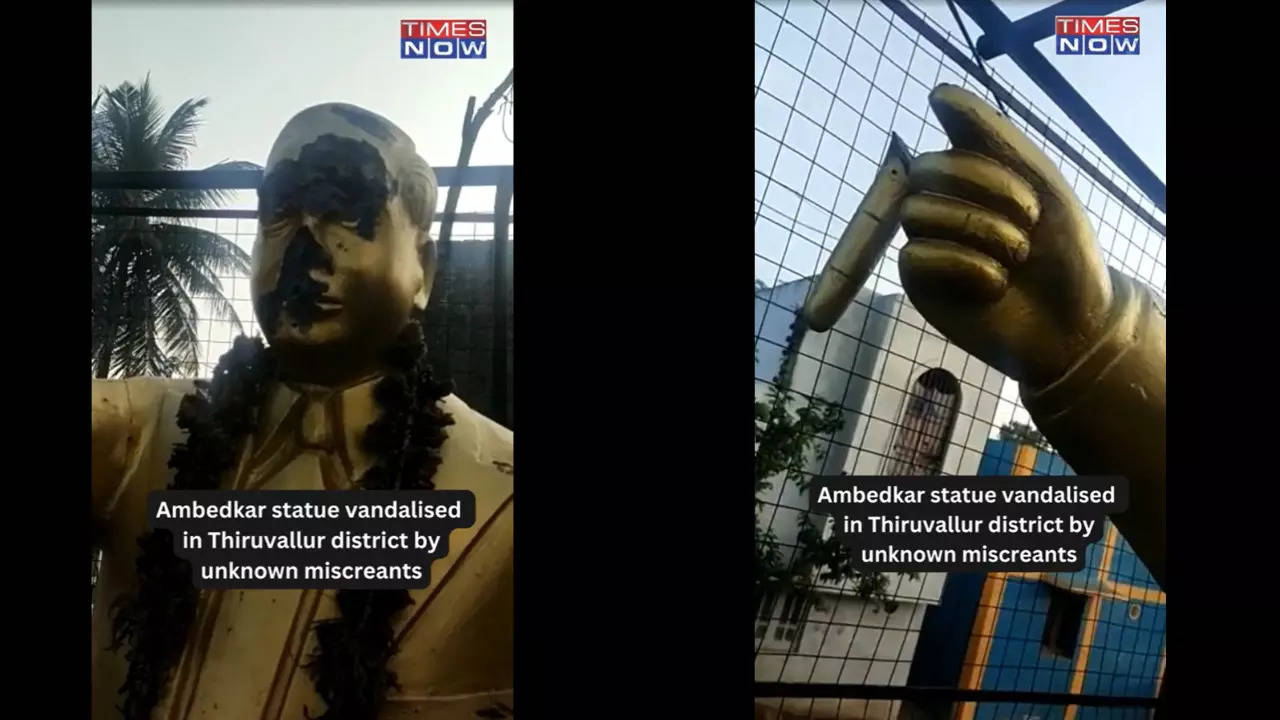 ambedkar statue vandalism