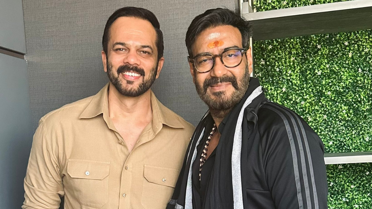 Rohit Shetty and Ajay Devgn