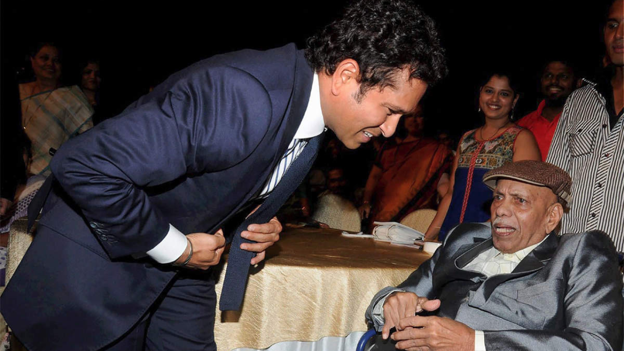 Sachin Tendulkar Ramakant Achrekar