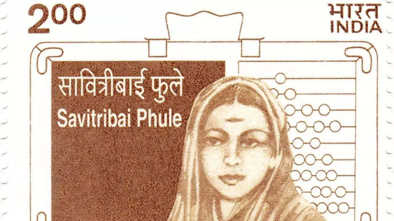 A 1998 postage stamp commemorates Savitribai Phule | Picture: Twitter