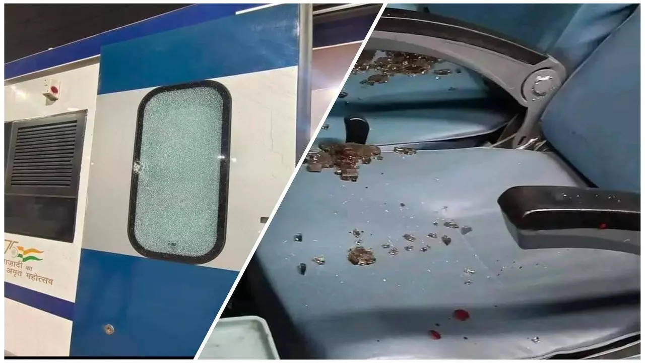 Stones pelted at Vande Bharat Express