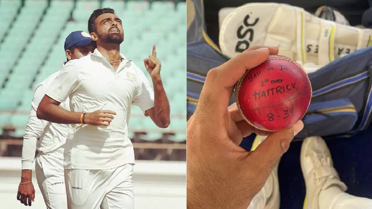 Jaydev Unadkat dear red ball.