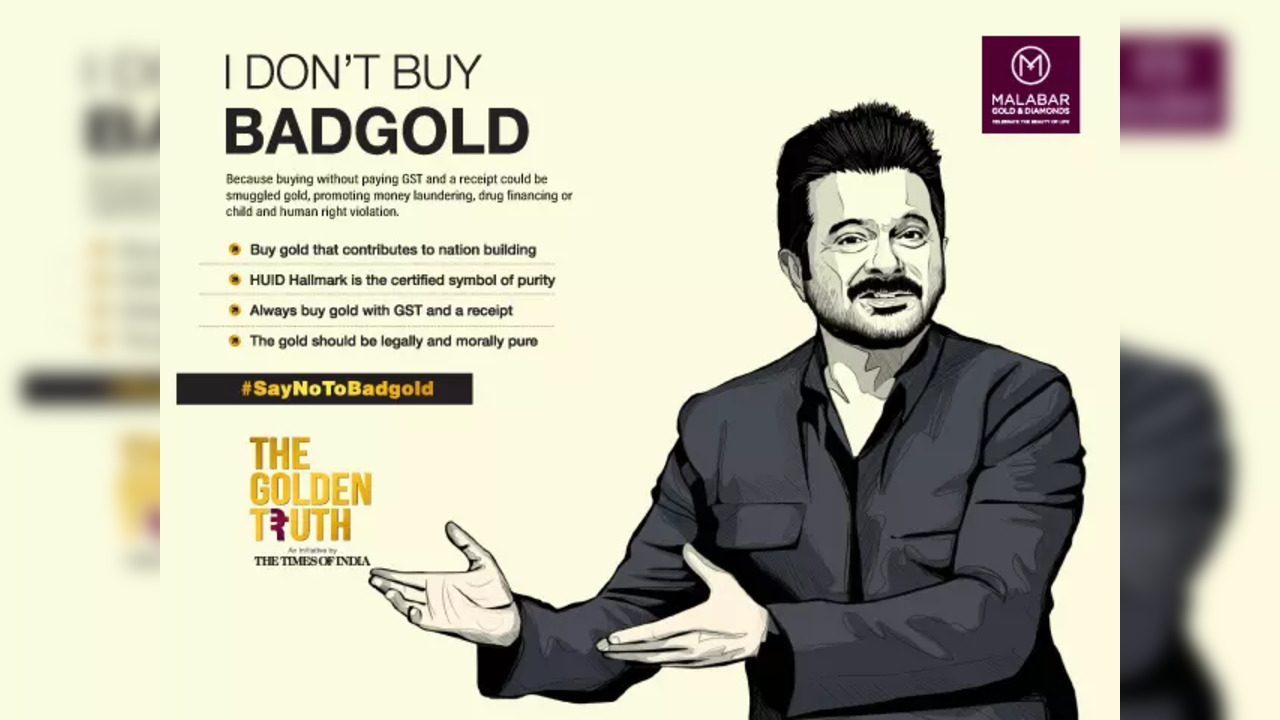 Malabar Gold and Diamonds has launched a campaign called `Say No to Bad Gold’