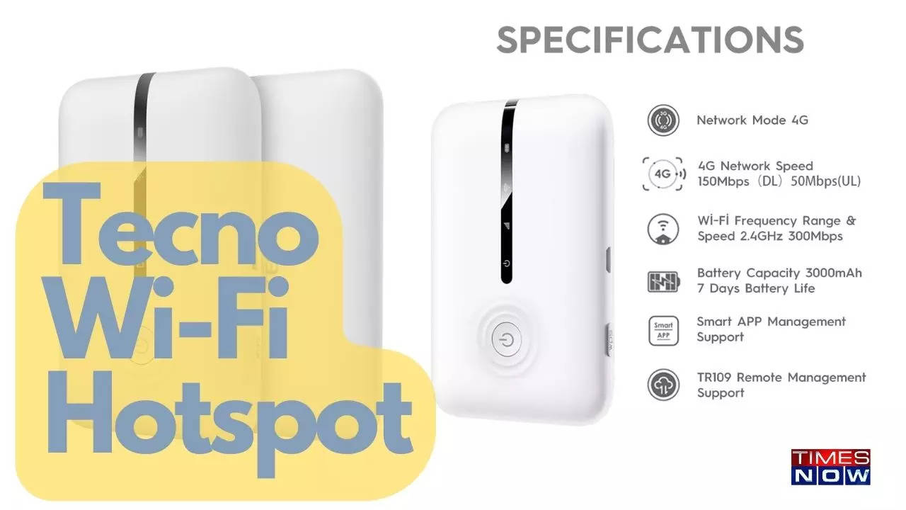 TECNO enters a new category of IoT devices with the launch of 4G portable Wi-Fi Hotspot TR109