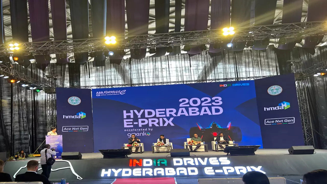 Formula E race in Hyderabad