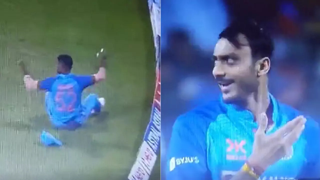 Rahul Tripathi Axar Patel IND vs SL 2nd T20I.