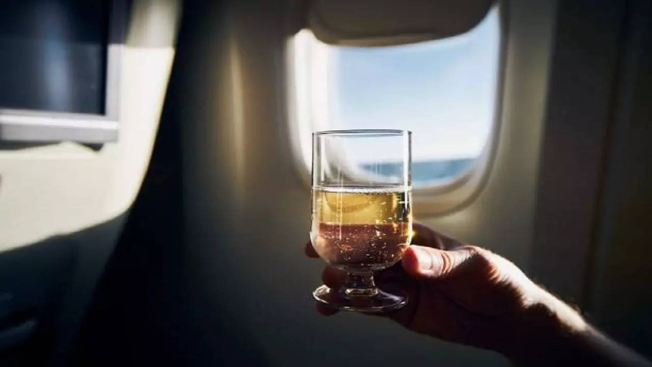 Air India flight liquor