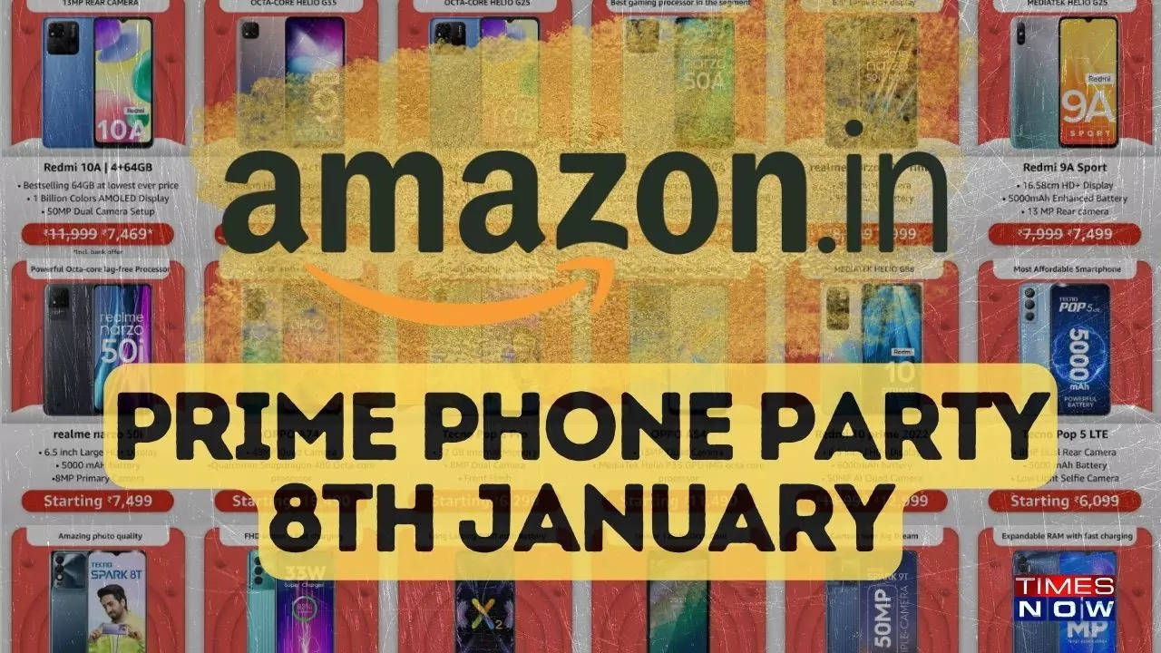 Amazon.in Prime Phones Party Sale: Big discounts on Xiaomi, Samsung, Oppo, Tecno, realme for Prime Members Only