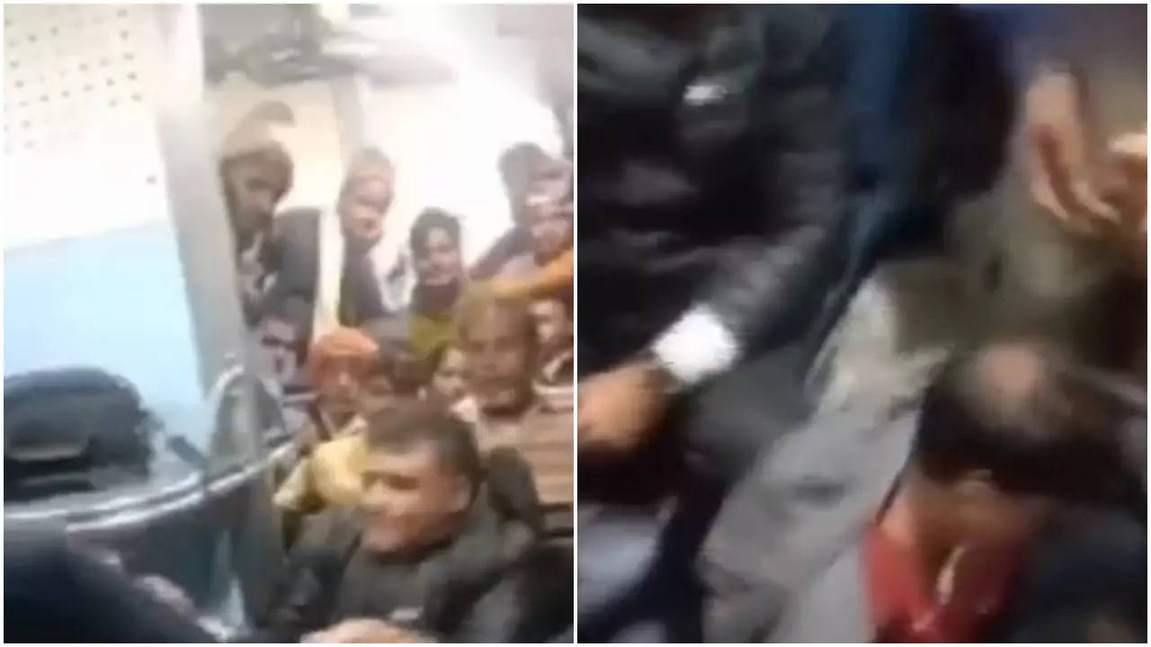 WATCH: Ticket collectors thrash passenger on Mumbai-Jainagar train In ...