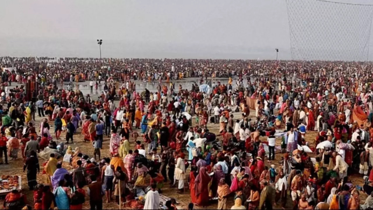 Ganga Sagar Mela file photo.