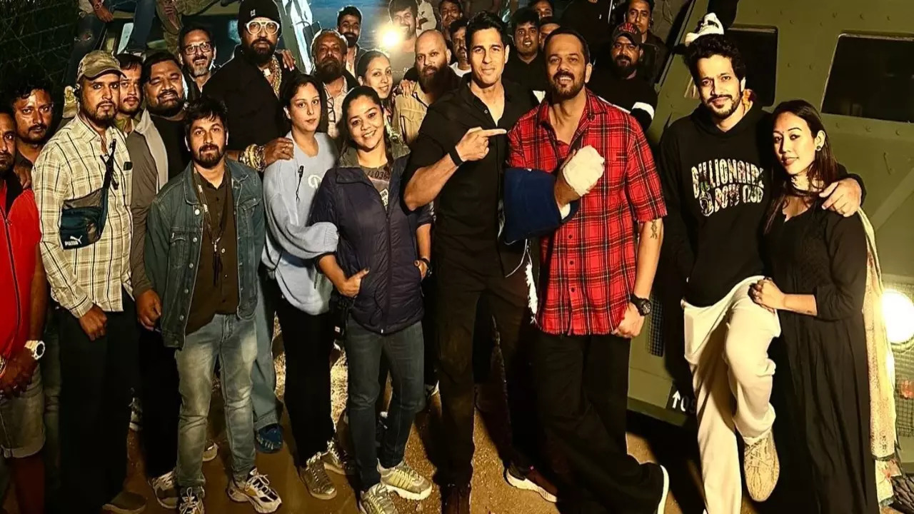 Sidharth Malhotra shares FIRST video of Rohit Shetty after injury as latter returns to Indian Police Force sets. Watch