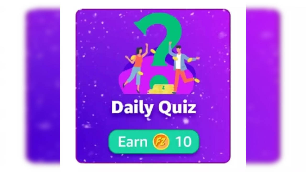 Amazon quiz today: Amazon FZ coins daily quiz answers for January 8