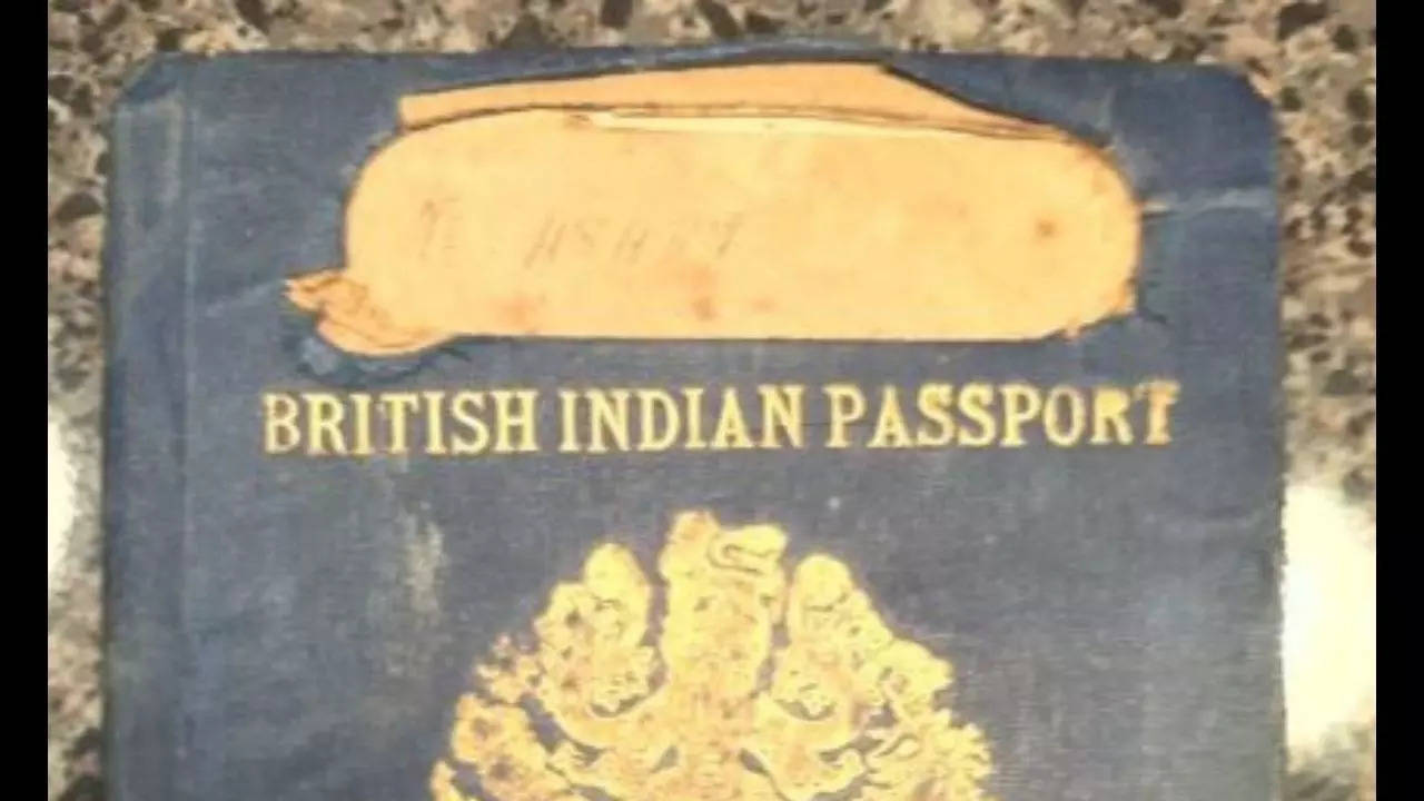 Man Shares Grandfather S British Indian Passport From 1931 Amused   96843563 