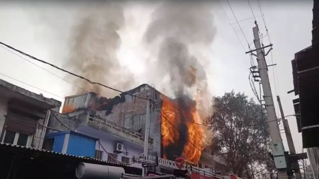 Fire in Bahadurgarh