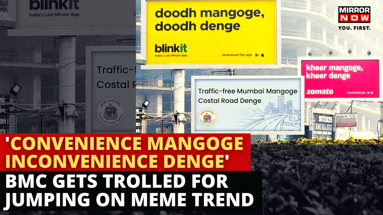 BMC Joins Zomato-Blinkit BillBoard Trend, Gets Trolled For Their 'Sense ...