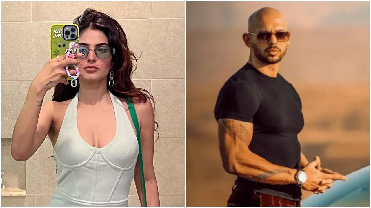 Karishma Sharma and Andrew Tate