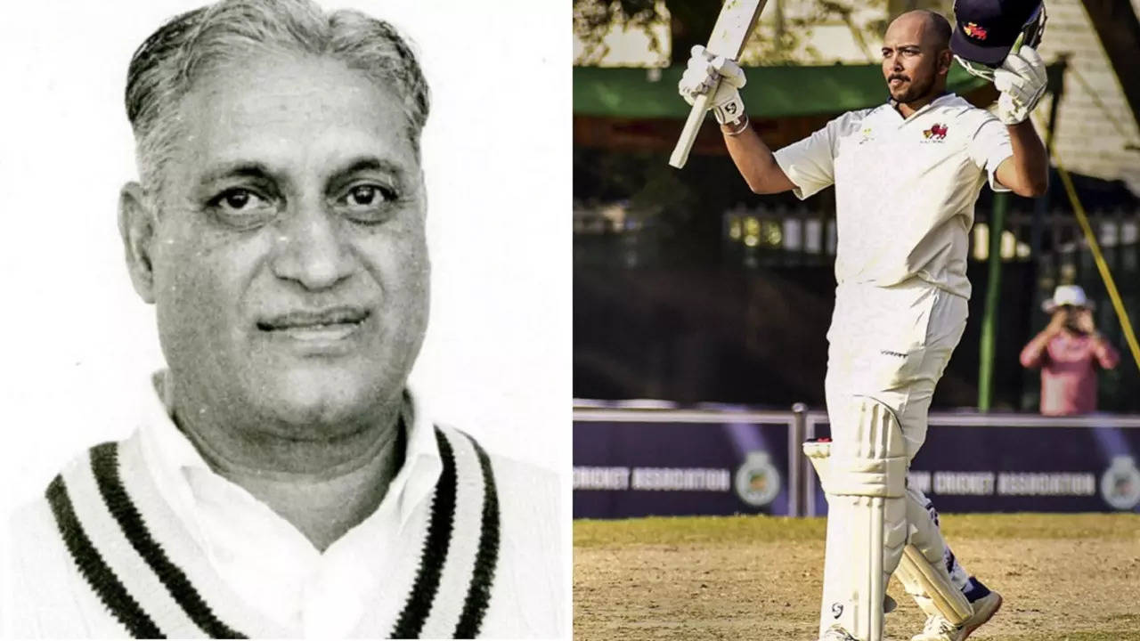 BB Nimbalkar Former Maharashtra batter who holds record for scoring highest individual score in Ranji Trophy Cricket News, Times Now