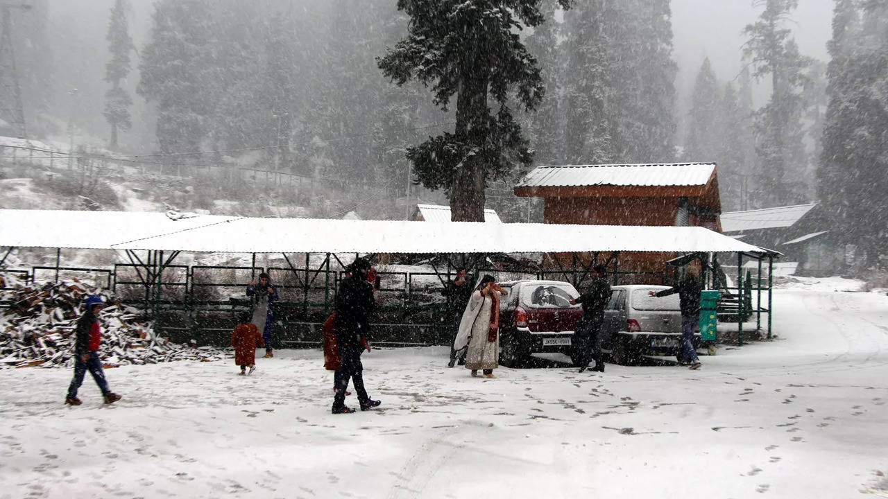 Jammu and Kashmir weather: Snowfall continues in Sonamarg, Gulmarg, Pahalgam; Srinagar records -0.2 degrees Celsius