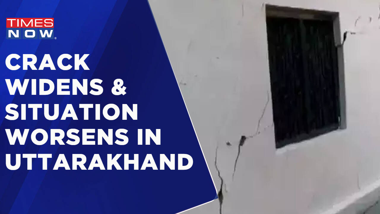Land Sinking After Joshimath Land Subsidence, Cracks Appear On Houses