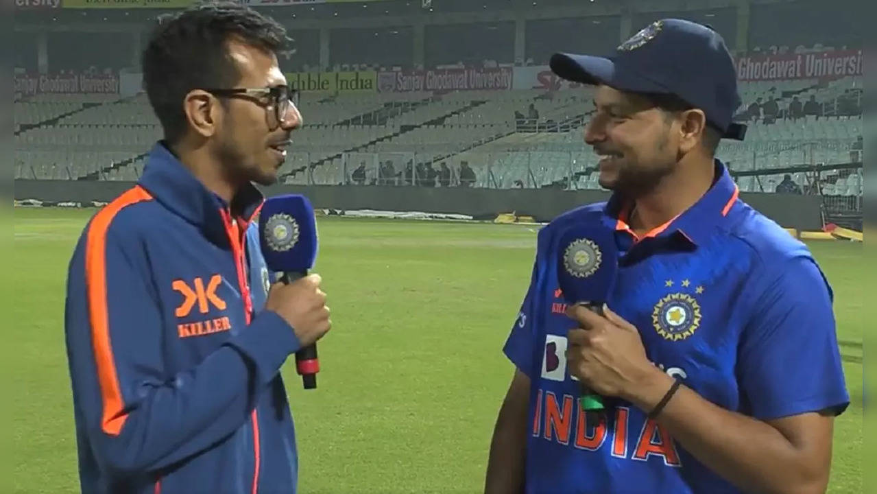 Yuzvendra Chahal interviews Kuldeep Yadav.